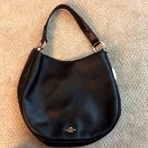 Black Coach Hobo Sling Bag
